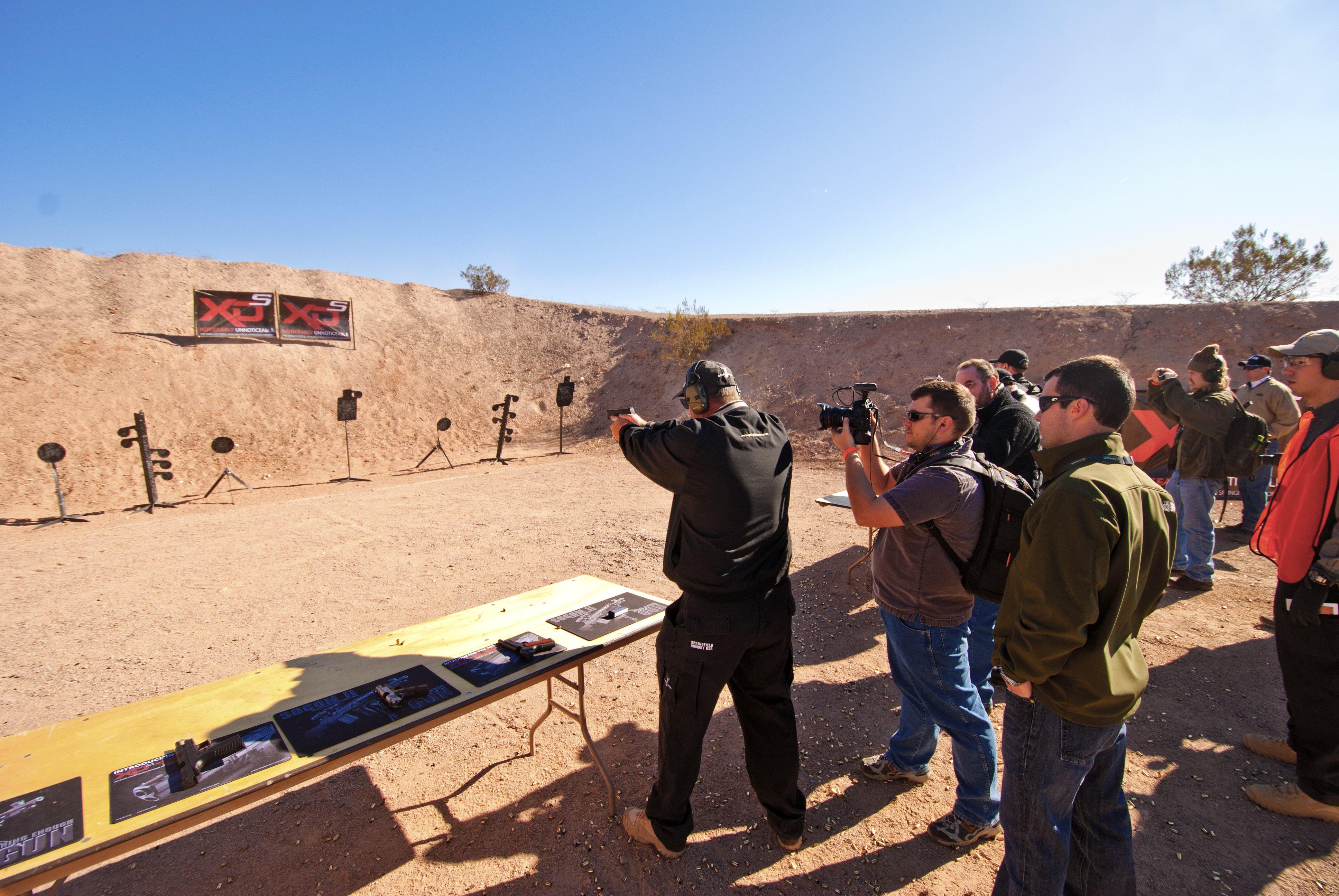 Media Day at the Range during Shot Show 2012