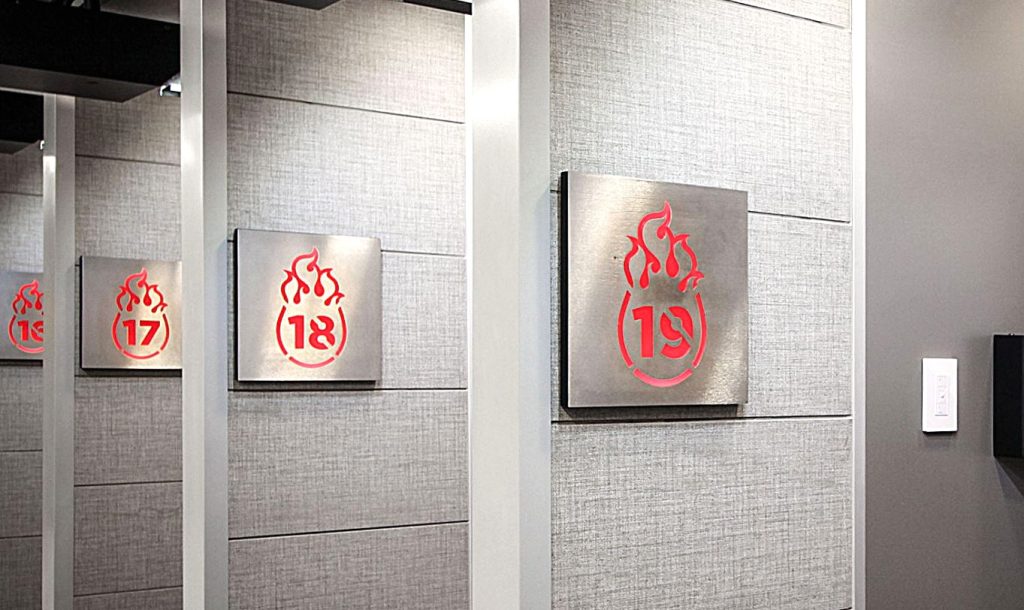 Crossfire nameplate on American Series Stall