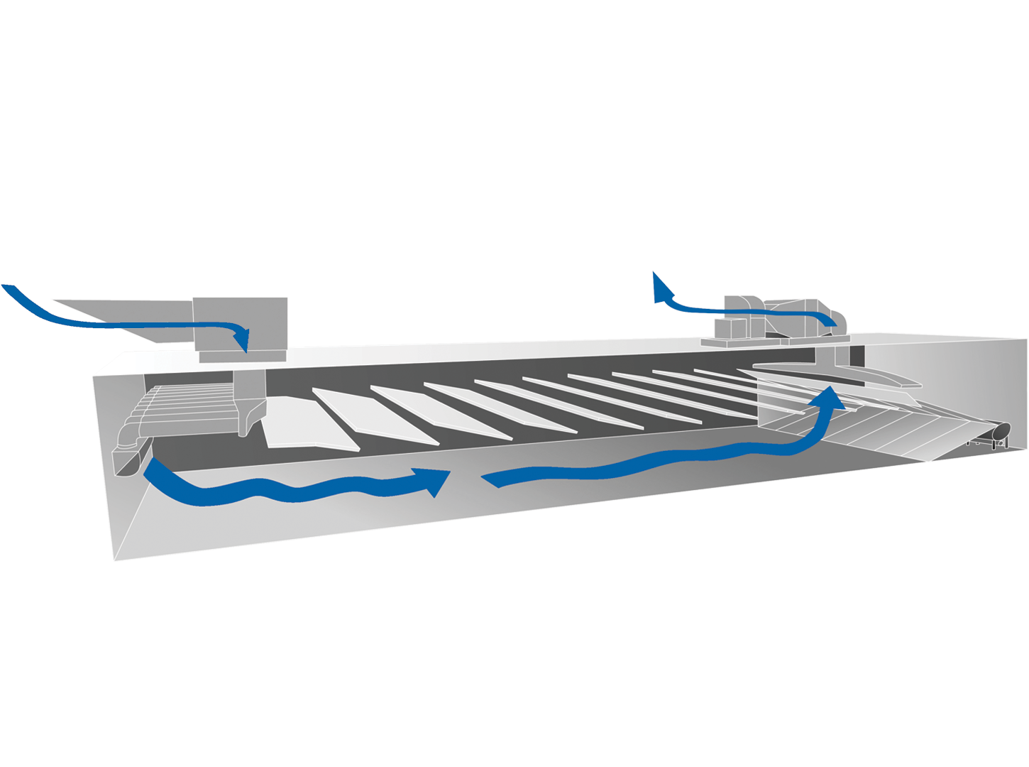 Diagram of a purge ventilation system
