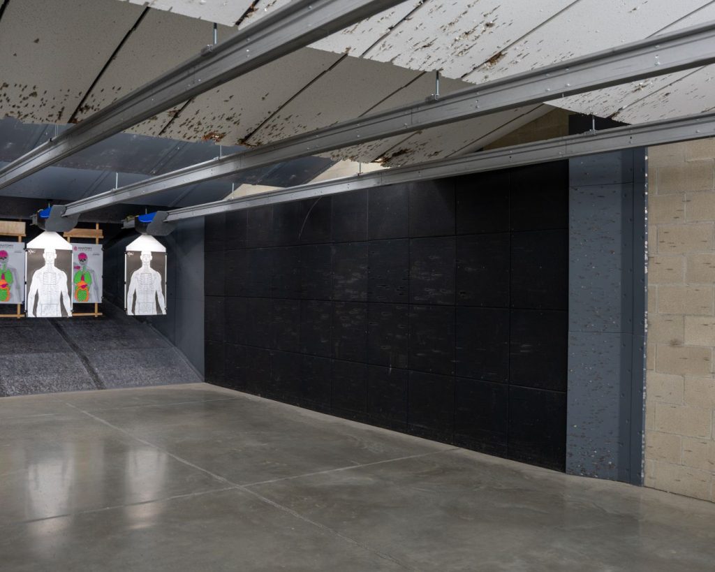 Lake Erie Arms wall baffles system, right side