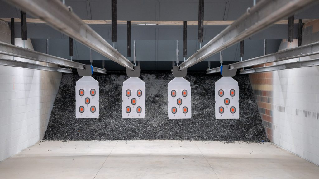 Downrange shot of R&R Tactical bay