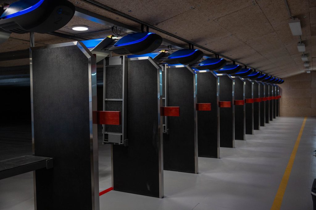 Guardsman stall on a military modular range