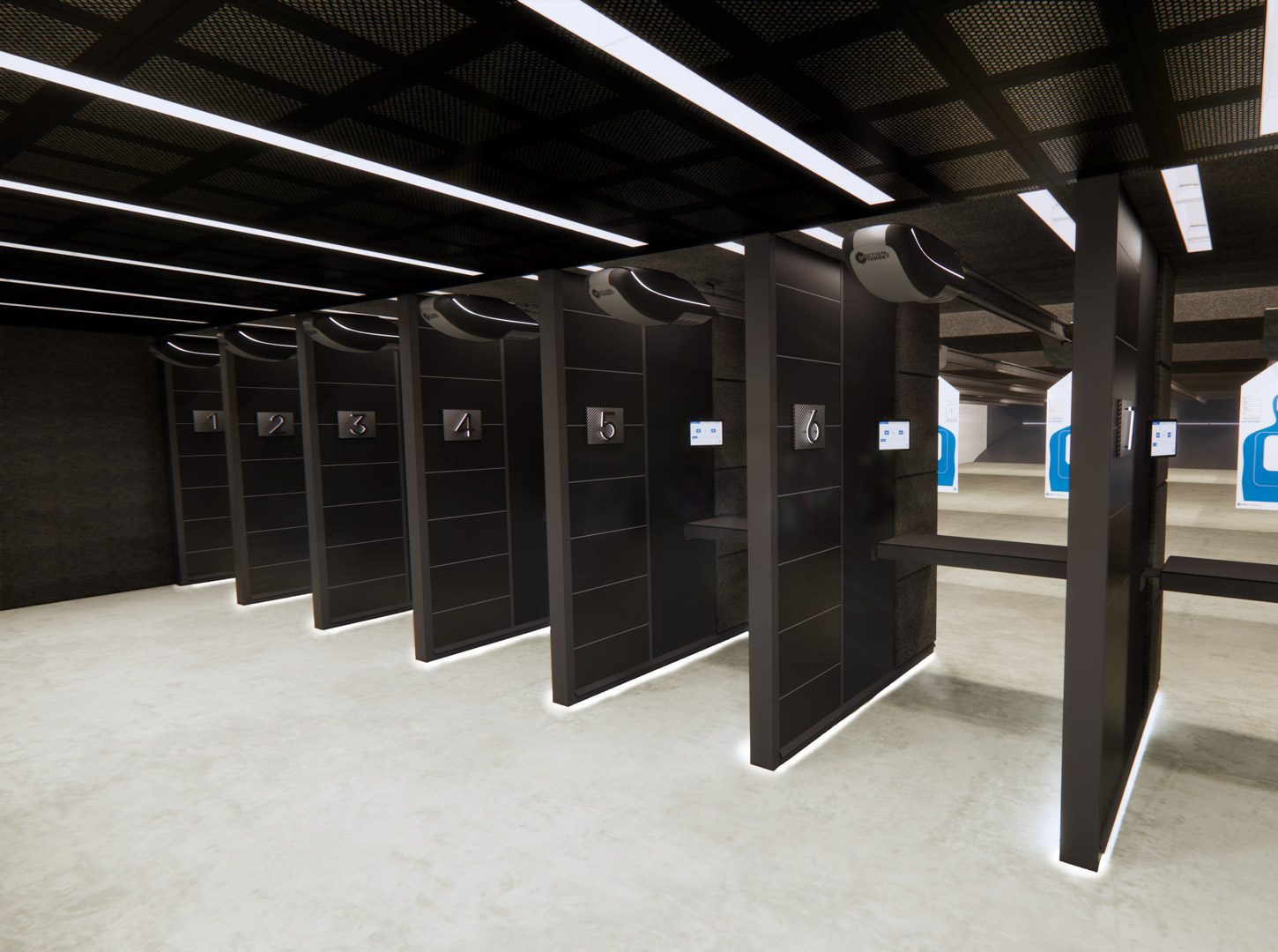 All black American Series stall