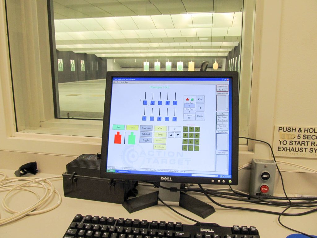 Computer screen with SmartRange software interface