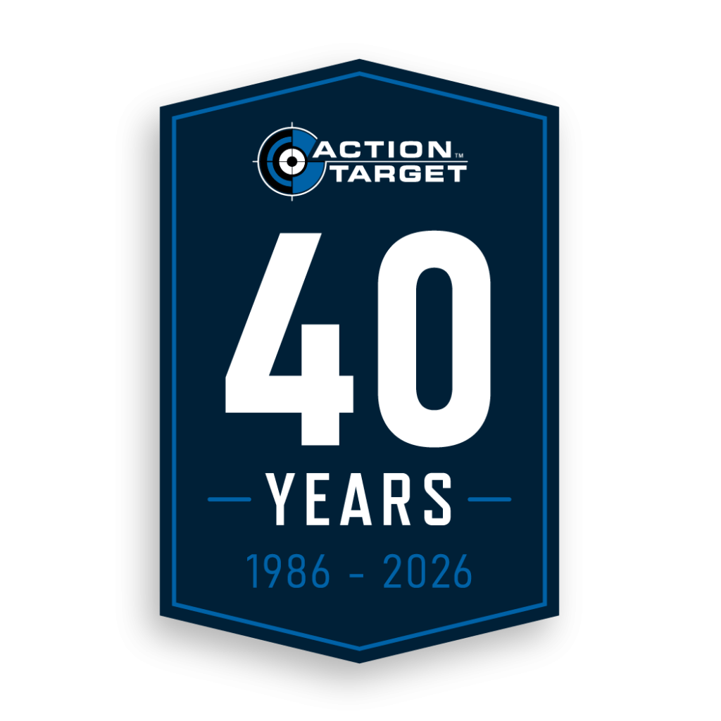Action Target's 40-Year Anniversary logo